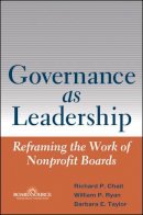 Richard P. Chait - Governance as Leadership - 9780471684206 - V9780471684206
