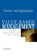 Arnold - Value-based Management: Context and Application - 9780471899860 - V9780471899860