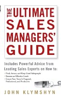 John Klymshyn - The Ultimate Sales Managers' Guide - 9780471973188 - V9780471973188