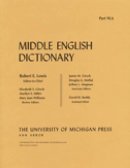 Robert E. Lewis - Middle English Dictionary: W.6 - 9780472012329 - V9780472012329