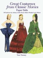 Tom Tierney - Great Costumes from Classic Movies Paper Dolls: 30 Fashions by Adrian, Edith Head, Walter Plunkett and Others - 9780486427720 - V9780486427720