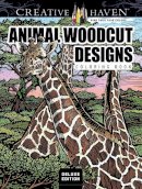 Tim Foley - Creative Haven Deluxe Edition Animal Woodcut Designs Coloring Book: Striking Designs on a Dramatic Black Background - 9780486809977 - V9780486809977