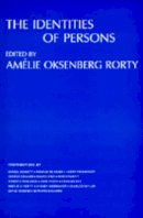 Amelie Oksenberg Rorty (Ed.) - The Identities of Persons - 9780520033092 - V9780520033092