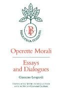 Giacomo Leopardi - Operette Morali - 9780520049284 - V9780520049284