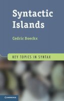 Cedric Boeckx - Syntactic Islands - 9780521138789 - V9780521138789