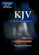Esv Bibles By Crossway - KJV Cameo Reference Bible, Black Edge-lined Goatskin Leather, Red-letter Text, KJ456:XRE Black Goatskin Leather - 9780521146128 - V9780521146128