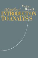 Bryant, Victor - Yet Another Introduction to Analysis - 9780521388351 - V9780521388351