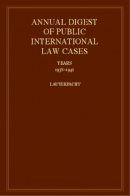 Edited By H. Lauterp - International Law Reports - 9780521463546 - V9780521463546