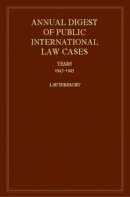 H. Lauterpacht (Ed.) - International Law Reports - 9780521463577 - V9780521463577