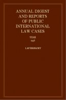 H. Lauterpacht (Ed.) - International Law Reports - 9780521463607 - V9780521463607