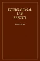 Hersch Lauterpacht (Ed.) - International Law Reports - 9780521463621 - V9780521463621