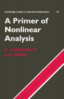 Ambrosetti, Antonio; Prodi, Giovanni - Primer of Nonlinear Analysis - 9780521485739 - V9780521485739