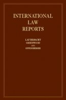 E. Lauterpacht (Ed.) - International Law Reports - 9780521496476 - V9780521496476