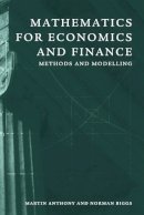 Martin Anthony - Mathematics for Economics and Finance: Methods and Modelling - 9780521559133 - V9780521559133