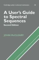 McCleary, John - User's Guide to Spectral Sequences - 9780521567596 - V9780521567596
