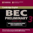 Cambridge Esol - Cambridge BEC Preliminary 3 Audio CD - 9780521671972 - V9780521671972