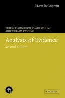 Terence Anderson - Analysis of Evidence - 9780521673167 - V9780521673167