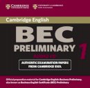 University Of Cambridge Local Examinations Syndicate - Cambridge BEC Preliminary Audio CD - 9780521753036 - V9780521753036