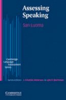 Sari Luoma - Cambridge Language Assessment: Assessing Speaking - 9780521804875 - V9780521804875