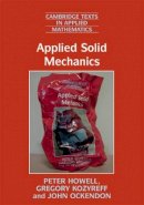 Peter Howell - Applied Solid Mechanics - 9780521854894 - V9780521854894