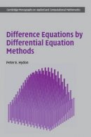 Peter E. Hydon - Difference Equations by Differential Equation Methods - 9780521878524 - V9780521878524