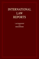 Edited By Elihu Laut - International Law Reports - 9780521879217 - V9780521879217