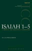 H. G. M. Williamson - Isaiah 1-5 ICC: A Critical and Exegetical Commentary - 9780567473707 - V9780567473707