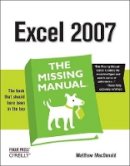 Matthew Macdonald - Excel 2007: the Missing Manual - 9780596527594 - V9780596527594