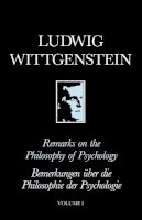 Ludwig Wittgenstein - Remarks on the Philosophy of Psychology - 9780631130611 - V9780631130611