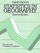 David Ebdon - Statistics in Geography - 9780631136880 - V9780631136880