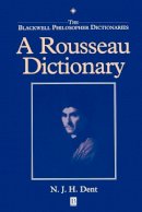 Nicholas Dent - A Rousseau Dictionary - 9780631175698 - V9780631175698