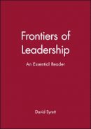 David Syrett - Frontiers of Leadership: An Essential Reader - 9780631183877 - V9780631183877