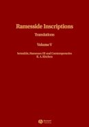K. A. Kitchen - Ramesside Inscriptions, Setnakht, Ramesses III and Contemporaries: Translations - 9780631184317 - V9780631184317