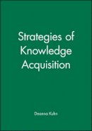 Deanna Kuhn - Strategies of Knowledge Acquisition - 9780631224501 - V9780631224501