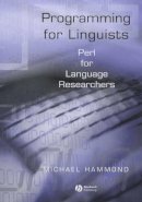 Michael Hammond - Programming for Linguists - 9780631234333 - V9780631234333