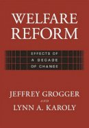 Jeff Grogger - Welfare Reform - 9780674018914 - V9780674018914