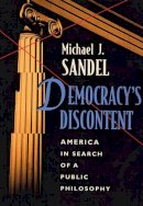 Sandel, Michael J. - Democracy's Discontent - 9780674197459 - V9780674197459