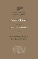 Henry Of Avranches - Saints´ Lives, Volume II - 9780674728653 - V9780674728653