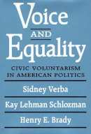 Sidney Verba - Voice and Equality: Civic Voluntarism in American Politics - 9780674942936 - V9780674942936