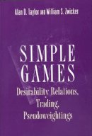 Alan D. Taylor - Simple Games - 9780691001203 - V9780691001203