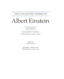 Albert Einstein - The Collected Papers of Albert Einstein, Volume 4 (English): The Swiss Years: Writings, 1912-1914. (English translation supplement) - 9780691026107 - V9780691026107