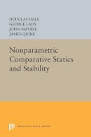 Hale, Douglas; Lady, George; Maybee, John S.; Quirk, James - Nonparametric Comparative Statics and Stability - 9780691603186 - V9780691603186