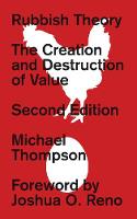 Michael Thompson - Rubbish Theory: The Creation and Destruction of Value - New Edition - 9780745399782 - V9780745399782