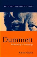 Karen Green - Dummett: Philosophy of Language - 9780745622941 - V9780745622941