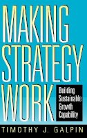 Timothy J. Galpin - Making Strategy Work - 9780787910013 - V9780787910013
