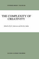 Ake E. Andersson (Ed.) - The Complexity of Creativity (Synthese Library) - 9780792343462 - V9780792343462