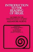 Alexandre Kojeve - Introduction to the Reading of Hegel: Lectures on the Phenomenology of Spirit - 9780801492037 - V9780801492037