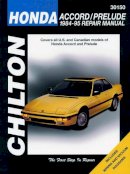 Haynes Publishing - Honda Accord and Prelude (1984-95) - 9780801986802 - V9780801986802
