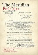Paul Celan - The Meridian: Final Version—Drafts—Materials - 9780804739528 - V9780804739528