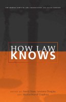 Martha Merrill Umphrey - How Law Knows - 9780804755252 - V9780804755252